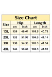 Large Size Loose Print Wide Leg Pants