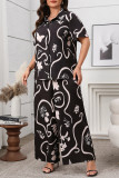 Short Sleeved Cardigan Wide Leg Pants Two-Piece Set
