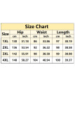 Large Size Holiday Style Printed Split Skirt