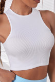 Solid Color Sports Style Yoga Sleeveless Vest