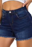 Fashionable Summer High Stretch Denim Shorts