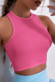 Solid Color Sports Style Yoga Sleeveless Vest