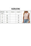 Summer Pleated Round Neck Sleeveless Shirt