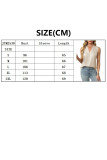 Summer Satin V-Neck Sleeveless Pleated Shirt