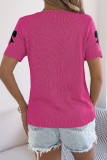 Summer Short Sleeved Bow Knit Sweater