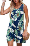 Round Neck Hollow Breathable Sleeveless Dress