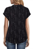 Fashion Lapel Loose Short Sleeved Shirt