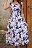 Summer Sleeveless Camisole Ruffled Dress