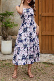 Summer Sleeveless Camisole Ruffled Dress