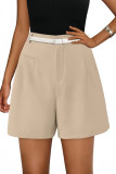 Summer Elastic High Waisted Wide Leg Shorts