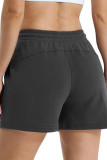 Summer Elastic High Waisted Pocket Wide Leg Shorts