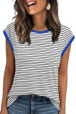 Summer Knitted Striped Casual Loose T-Shirt