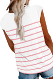 Summer Knitted Striped Casual Loose T-Shirt