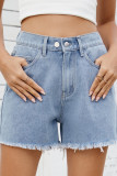 Fashion Summer Washed Versatile Denim Shorts
