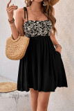 Summer Floral Print Sleeveless Casual Camisole Dress