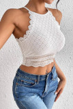 Summer Lace Halter Sleeveless Vest