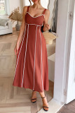 Vacation Style Casual Camisole Sleeveless Dress