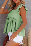 Square Neck Loose Versatile Sleeveless Vest