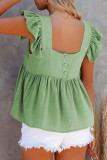 Square Neck Loose Versatile Sleeveless Vest