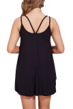 Solid Color Short Sleeved Shorts Pajamas Two-Piece Set