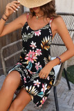 Large Size Camisole Sleeveless Printed Dress