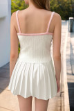 Bow Tie Camisole Square Neck Sleeveless Vest