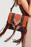 Vintage Bohemian Tassel Shoulder Cross Bag For Women