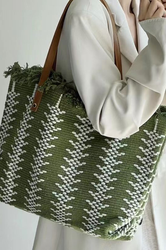 Simple Large Capacity Shopping Handbag