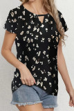 Summer Loose Printed Short Sleeved Shirt