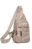 Retro PU Outdoor Cycling Sports Shoulder Bag
