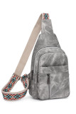 Retro PU Outdoor Cycling Sports Shoulder Bag