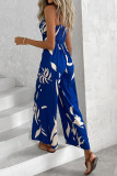Summer Printed Sleeveless Camisole Jumpsuit