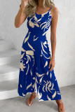 Summer Printed Sleeveless Camisole Jumpsuit