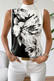 Summer Printed Sleeveless Halter Neck Vest