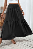 Summer Floral Print High Waisted Skirt