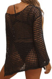 Summer Beach Hollowed Out Knitted Bikini Cover