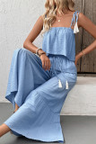 Tank Top Wide Leg Pants Two-Piece Set