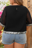 Large Size Irregular Loose Round Neck T-Shirt