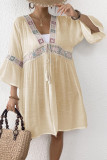 Embroidered Lace Beach Long Sleeve Cardigan