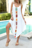 Ethnic Style Sleeveless Camisole Backless Dress