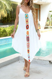 Ethnic Style Sleeveless Camisole Backless Dress