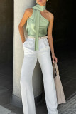 Summer Irregular Collar Tank Top
