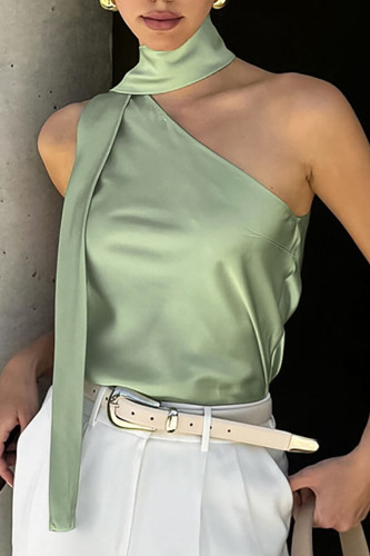 Summer Irregular Collar Tank Top