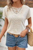 Summer Bat Short Sleeve Round Neck T-Shirt