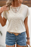 Summer Bat Short Sleeve Round Neck T-Shirt
