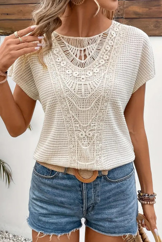 Summer Bat Short Sleeve Round Neck T-Shirt