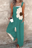 Flower Print Sleeveless Camisole Jumpsuit
