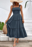 Summer Sleeveless Waist Cinched Camisole Dress