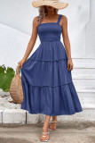 Summer Sleeveless Waist Cinched Camisole Dress