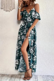 Irregular Floral Print Sleeveless Camisole Dress